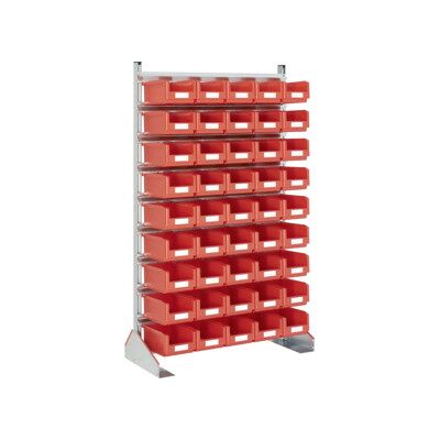 Racks fixes Bito p 500 bacs en rouge (19502) - Publicité Racks fixes Bito p 500 bacs en rouge (19502) - Publicité