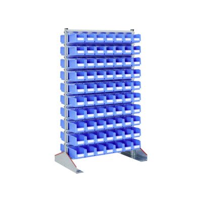 Racks fixes Bito p 700 bacs en bleu (19508) - Publicité Racks fixes Bito p 700 bacs en bleu (19508) - Publicité