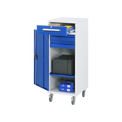 Rau Armoire d'appoint pupitre 32, L450xP520xH1185mm, mobile (07-450-M32F.11) - Publicité Rau Armoire d'appoint pupitre 32, L450xP520xH1185mm, mobile (07-450-M32F.11) - Publicité