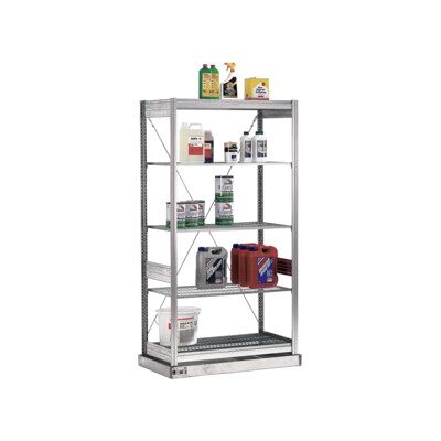 Rayonnage pour petits récipients avec tablettes grillagées Bito L1058xH2000xP524 mm, panneau de base galvanisé (53091) - Publicité Rayonnage pour petits récipients avec tablettes grillagées Bito L1058xH2000xP524 mm, panneau de base galvanisé (53091) - Publicité
