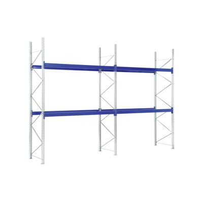 Rayonnages à palettes en kit complet Bito l 22700 x p 1100 x H 4000 montants galvanis (42167) - Publicité Rayonnages à palettes en kit complet Bito l 22700 x p 1100 x H 4000 montants galvanis (42167) - Publicité