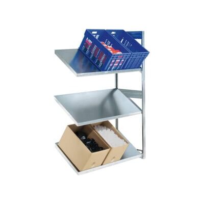 Rayonnages à tablettes inclinées Bito p 524 x H 1850 finition galvanisée (52955) - Publicité Rayonnages à tablettes inclinées Bito p 524 x H 1850 finition galvanisée (52955) - Publicité