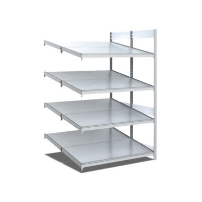 Rayonnages d'approvisionnement Bito l 1000 x p 1250 x H 2000 finition galvanisée (52993) - Publicité Rayonnages d'approvisionnement Bito l 1000 x p 1250 x H 2000 finition galvanisée (52993) - Publicité