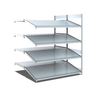 Rayonnages d'approvisionnement Bito l 1300 x p 1650 x H 2000 finition galvanisée (52987) - Publicité Rayonnages d'approvisionnement Bito l 1300 x p 1650 x H 2000 finition galvanisée (52987) - Publicité