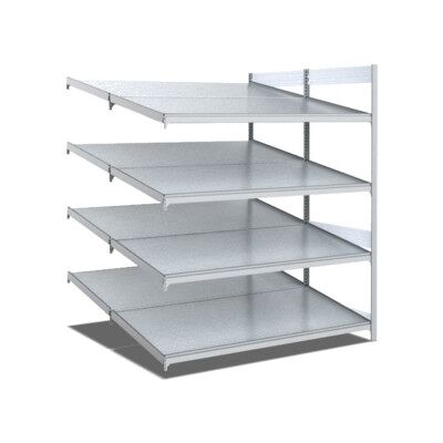 Rayonnages d'approvisionnement Bito l 1300 x p 1650 x H 2000 finition galvanisée (53003) - Publicité Rayonnages d'approvisionnement Bito l 1300 x p 1650 x H 2000 finition galvanisée (53003) - Publicité