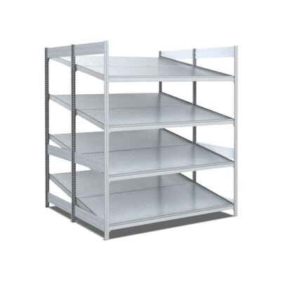 Rayonnages d'approvisionnement Bito l 1300 x p 1650 x H 2000 finition galvanisée (53002) - Publicité Rayonnages d'approvisionnement Bito l 1300 x p 1650 x H 2000 finition galvanisée (53002) - Publicité