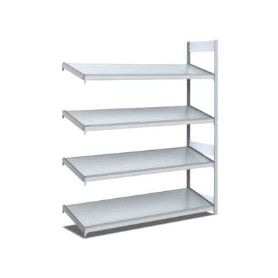 Rayonnages d'approvisionnement Bito l 1300 x p 524 x H 2000 finition galvanisée (52967) - Publicité Rayonnages d'approvisionnement Bito l 1300 x p 524 x H 2000 finition galvanisée (52967) - Publicité