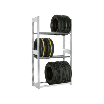 Rayonnages pour pneus Bito l 1558 x p 424 x H 1850 finition galvanisée (53077) - Publicité Rayonnages pour pneus Bito l 1558 x p 424 x H 1850 finition galvanisée (53077) - Publicité