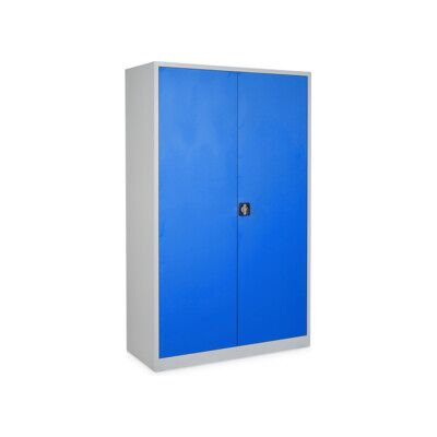 STIER Armoire universelle Basic 120 x 50 cm 4 étagères Gris clair Bleu Enzian (907572) - Publicité STIER Armoire universelle Basic 120 x 50 cm 4 étagères Gris clair Bleu Enzian (907572) - Publicité