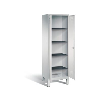 C+P Armoire à linge Evolo, H1850×I610×P500mm, façade gris clair, corps gris clair (48212-20b) ; C + P Möbelsysteme (48212-20b S10061) - Publicité C+P Armoire à linge Evolo, H1850×I610×P500mm, façade gris clair, corps gris clair (48212-20b) ; C + P Möbelsysteme (48212-20b S10061) - Publicité