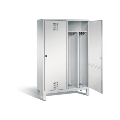 C+P Armoire à casiers Evolo noir et blanc, H1850×I1190×P500 mm, façade gris clair, corps gris clair (48210-40) ; C + P Möbelsysteme (48210-40 S10002) - Publicité C+P Armoire à casiers Evolo noir et blanc, H1850×I1190×P500 mm, façade gris clair, corps gris clair (48210-40) ; C + P Möbelsysteme (48210-40 S10002) - Publicité