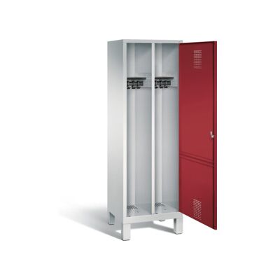 C+P Armoire à casiers Evolo noir et blanc, H1850×I610×P500 mm, façade rubis, corps gris clair (48210-20) ; C + P Möbelsysteme (48210-20 S10018) - Publicité C+P Armoire à casiers Evolo noir et blanc, H1850×I610×P500 mm, façade rubis, corps gris clair (48210-20) ; C + P Möbelsysteme (48210-20 S10018) - Publicité