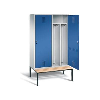 C + P Möbelsysteme C+P Armoire à casiers Evolo noir et blanc, H2090×I1190×P500mm, façade bleu gentiane, corps gris clair, châssis gris noir (48250-40) ; C + P Möbelsyste (48250-40 S10010) - Publicité C + P Möbelsysteme C+P Armoire à casiers Evolo noir et blanc, H2090×I1190×P500mm, façade bleu gentiane, corps gris clair, châssis gris noir (48250-40) ; C + P Möbelsyste (48250-40 S10010) - Publicité