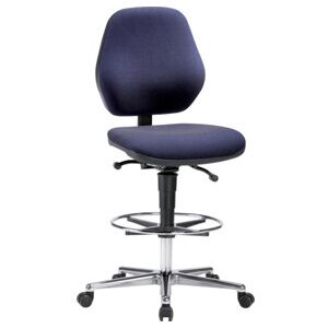 bimos Chaise de travail tissu bleu Hauteur d’assise 620-870 mm avec roulettes / repose-pieds (9131-6802-525-807) - Publicité bimos Chaise de travail tissu bleu Hauteur d’assise 620-870 mm avec roulettes / repose-pieds (9131-6802-525-807) - Publicité