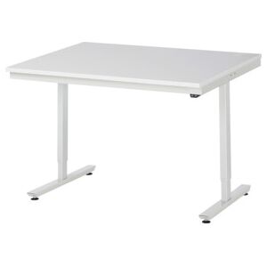 Table de travail électrique réglable Rau - Surface en mélamine ESD - 720-1120mm - 1250x1000mm - Publicité Table de travail électrique réglable Rau - Surface en mélamine ESD - 720-1120mm - 1250x1000mm - Publicité