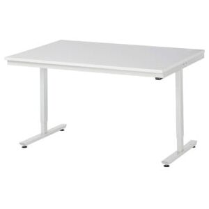 RAU Table de travail électrique réglable en hauteur - 720-1120mm - 1500x1000mm - Gris RAL 7035 - Publicité RAU Table de travail électrique réglable en hauteur - 720-1120mm - 1500x1000mm - Gris RAL 7035 - Publicité