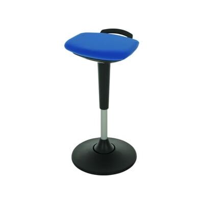 Assis-debout multiposition STIER avec pied à disque, hauteur d'assise 600-840 mm, bleu, noir , forme ergonomique, réglage en hauteur, chaise d'atelier (904906) - Publicité Assis-debout multiposition STIER avec pied à disque, hauteur d'assise 600-840 mm, bleu, noir , forme ergonomique, réglage en hauteur, chaise d'atelier (904906) - Publicité