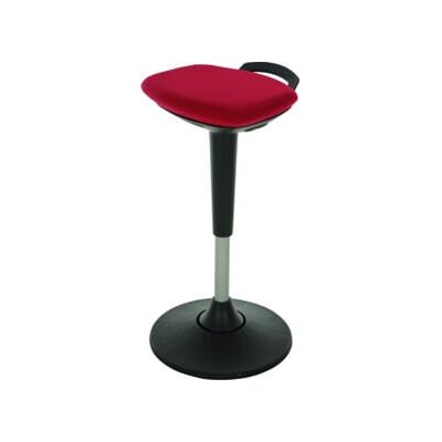 Assis-debout multiposition STIER avec pied à disque, hauteur d'assise 600-840 mm, rouge, noir , forme ergonomique, réglage en hauteur, chaise d'atelier (904905) - Publicité Assis-debout multiposition STIER avec pied à disque, hauteur d'assise 600-840 mm, rouge, noir , forme ergonomique, réglage en hauteur, chaise d'atelier (904905) - Publicité