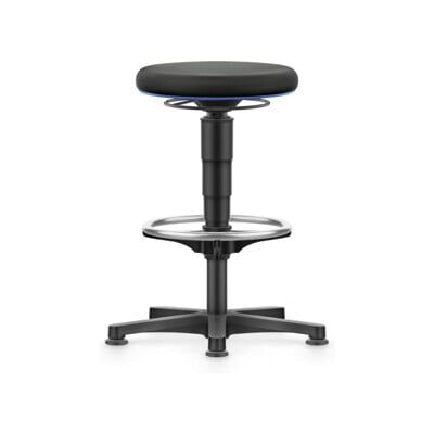 bimos Allround tabouret avec patins et repose-pieds, tissu noir, hauteur d'assise 560-830 mm (9461-6801-3277) - Publicité bimos Allround tabouret avec patins et repose-pieds, tissu noir, hauteur d'assise 560-830 mm (9461-6801-3277) - Publicité