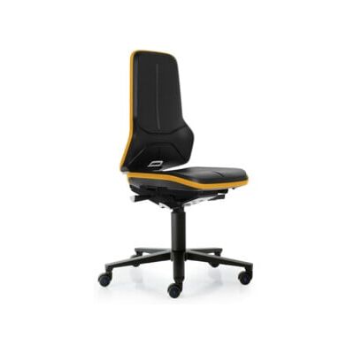 bimos Chaise de travail ESD Neon 2, orange, hauteur d'assise 450-620 mm avec roulettes, sans (9563E-9999-3279) - Publicité bimos Chaise de travail ESD Neon 2, orange, hauteur d'assise 450-620 mm avec roulettes, sans (9563E-9999-3279) - Publicité
