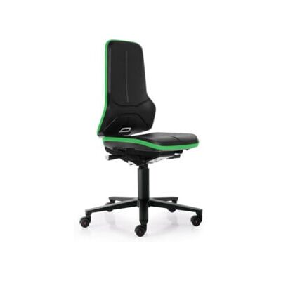 bimos Chaise de travail ESD Neon 2, verte, hauteur d'assise 450-620 mm avec roulettes, sans rembourrage (9573E-9999-3280) - Publicité bimos Chaise de travail ESD Neon 2, verte, hauteur d'assise 450-620 mm avec roulettes, sans rembourrage (9573E-9999-3280) - Publicité