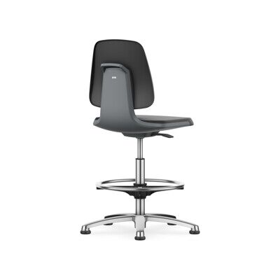 Bimos Chaise de travail Labsit Skintec hauteur d’assise 520-770 mm coque d’assise anthracite patins (9121-4000-3285-525) - Publicité Bimos Chaise de travail Labsit Skintec hauteur d’assise 520-770 mm coque d’assise anthracite patins (9121-4000-3285-525) - Publicité