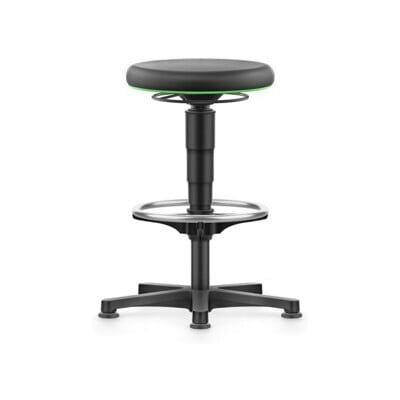 bimos Tabouret pivotant mousse intégrale Hauteur d'assise 530 - 750 mm avec patins et repose-pieds (9461-2000-3280-535) - Publicité bimos Tabouret pivotant mousse intégrale Hauteur d'assise 530 - 750 mm avec patins et repose-pieds (9461-2000-3280-535) - Publicité