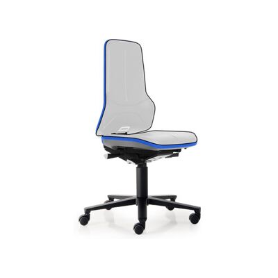 Chaise de Bureau Bleue Bimos - Ergonomique, Réglable, Pivotante - Publicité Chaise de Bureau Bleue Bimos - Ergonomique, Réglable, Pivotante - Publicité