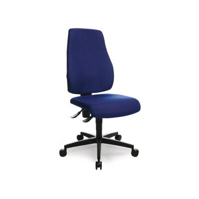 Chaise de bureau pivotante avec contact permanent bleu royal 420-550 mm sans acc ; Topstar (TS100 G26) - Publicité Chaise de bureau pivotante avec contact permanent bleu royal 420-550 mm sans acc ; Topstar (TS100 G26) - Publicité