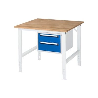 Rau Table de travail Tom réglable en hauteur KM03, L1000 x P1000 x H760-1080mm, plateau B-25mm (06-625B10-10-KM03.11) - Publicité Rau Table de travail Tom réglable en hauteur KM03, L1000 x P1000 x H760-1080mm, plateau B-25mm (06-625B10-10-KM03.11) - Publicité