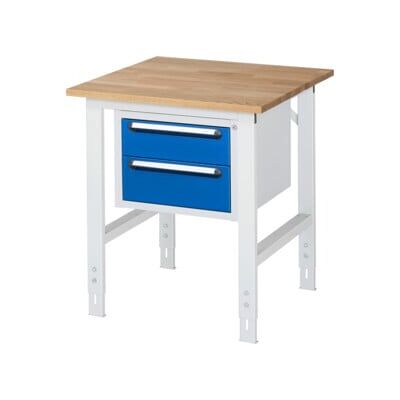 Rau Table de travail Tom réglable en hauteur KM03, L750xP800xH760-1080mm, plateau B-25mm (06-625B80-07-KM03.11) - Publicité Rau Table de travail Tom réglable en hauteur KM03, L750xP800xH760-1080mm, plateau B-25mm (06-625B80-07-KM03.11) - Publicité