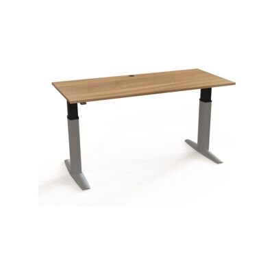 STIER Bureau 501-23 réglable en hauteur électrique 180 × 80 cm Noyer/Argent mélaminé 68-120 cm (907752) - Publicité STIER Bureau 501-23 réglable en hauteur électrique 180 × 80 cm Noyer/Argent mélaminé 68-120 cm (907752) - Publicité