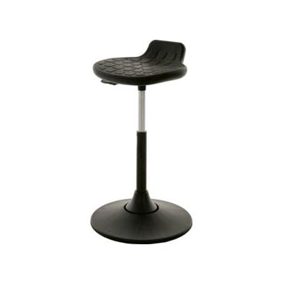 STIER Tabouret pivotant multi-mouvements siège PU noir 490-680mm inclinaison 12° support lombaire (907643) - Publicité STIER Tabouret pivotant multi-mouvements siège PU noir 490-680mm inclinaison 12° support lombaire (907643) - Publicité