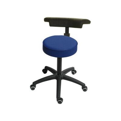 STIER Tabouret pivotant Ø 360 mm atollblau, dossier et accoudoirs réglables en hauteur à 360° (907645) - Publicité STIER Tabouret pivotant Ø 360 mm atollblau, dossier et accoudoirs réglables en hauteur à 360° (907645) - Publicité