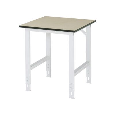 RAU Table de travail - Hauteur réglable MDF 750x800 - Gris clair - Publicité RAU Table de travail - Hauteur réglable MDF 750x800 - Gris clair - Publicité