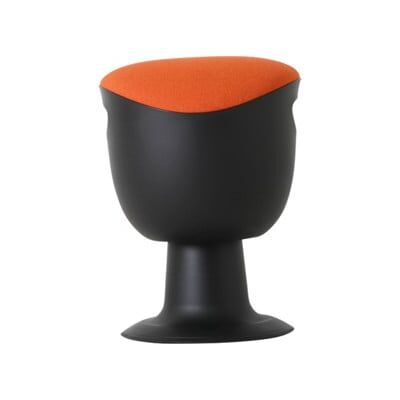 Tabouret pivotant multiposition STIER avec pied à disque, hauteur d'assise 465-585 mm, rembourrage orange (904901) - Publicité Tabouret pivotant multiposition STIER avec pied à disque, hauteur d'assise 465-585 mm, rembourrage orange (904901) - Publicité
