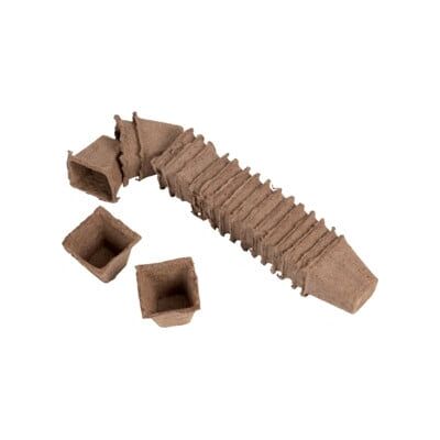 floraworld Pots de semis 6x6 cm 20 pcs Carrés (011240) - Publicité floraworld Pots de semis 6x6 cm 20 pcs Carrés (011240) - Publicité