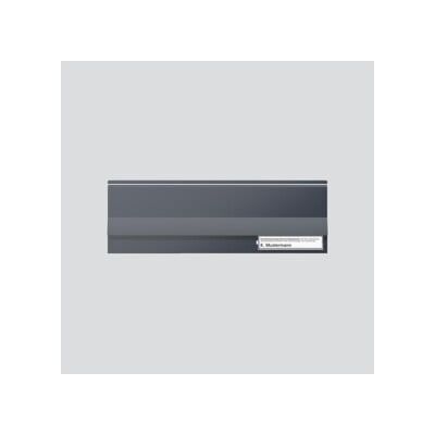 Siedle BE 611-3/1-0 AG - Couverture de boîte aux lettres - Aluminium, Gris anthracite - Publicité Siedle BE 611-3/1-0 AG - Couverture de boîte aux lettres - Aluminium, Gris anthracite - Publicité