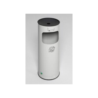VAR - universal - gris clair - 17 L - cendrier de sécurité - Publicité VAR - universal - gris clair - 17 L - cendrier de sécurité - Publicité