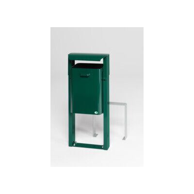 VAR Collecteur de déchets type AG 08 à encastrer avec toit vert mousse 40 l (16542) - Publicité VAR Collecteur de déchets type AG 08 à encastrer avec toit vert mousse 40 l (16542) - Publicité