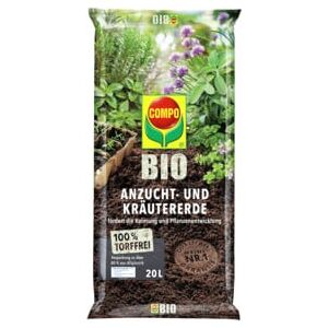 COMPO BIO Terreau de semis et herbes sans tourbe 20 L (28225) - Publicité COMPO BIO Terreau de semis et herbes sans tourbe 20 L (28225) - Publicité