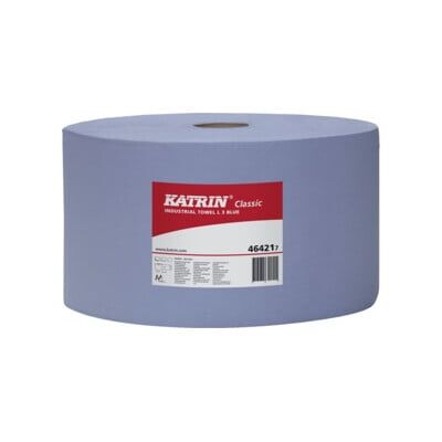 Katrin Industriel Papier Bleu 3-Lignes - 464 217 - Publicité Katrin Industriel Papier Bleu 3-Lignes - 464 217 - Publicité