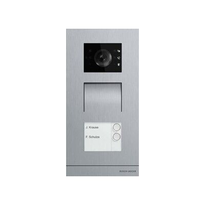 Busch-Jaeger H81381P2-S-03 Station Vidéo pour Porte - Caméra HD Résistante au Vandalisme - Publicité Busch-Jaeger H81381P2-S-03 Station Vidéo pour Porte - Caméra HD Résistante au Vandalisme - Publicité