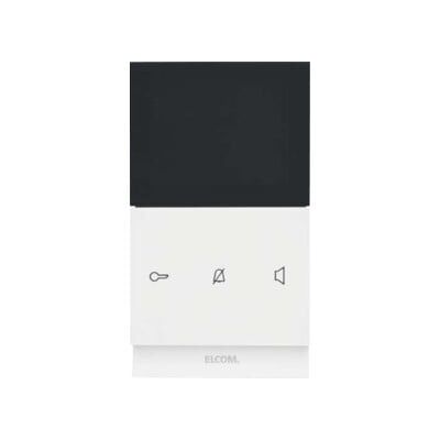 Elcom REK621Y Interphone Vidéo - Blanc - Publicité Elcom REK621Y Interphone Vidéo - Blanc - Publicité