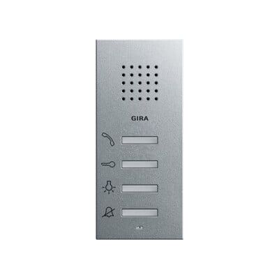 Gira Système 55 Interphone en Aluminium - Type de Produit - Publicité Gira Système 55 Interphone en Aluminium - Type de Produit - Publicité