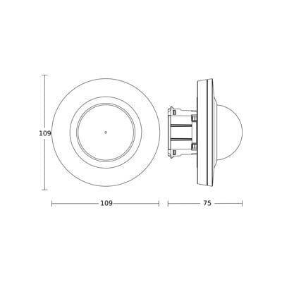 Détecteur de présence Steinel PD IR 4360-24 KNX - Intérieur, Blanc - Publicité Détecteur de présence Steinel PD IR 4360-24 KNX - Intérieur, Blanc - Publicité