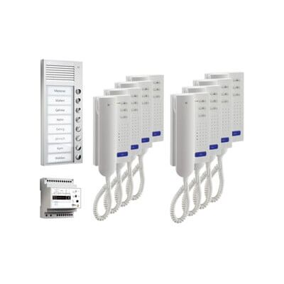 TCS PPA08-EN/02 Pack Pré-assemblé 8 Intérieurs - Système d'Interphone - Publicité TCS PPA08-EN/02 Pack Pré-assemblé 8 Intérieurs - Système d'Interphone - Publicité