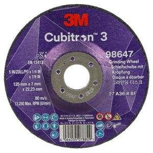 3M CUBITRON Disque à ébarber 3 125x7mm 36+ (7100303982) - Publicité 3M CUBITRON Disque à ébarber 3 125x7mm 36+ (7100303982) - Publicité