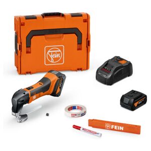 FEIN Cisaille à tôle sans fil jusqu’à 1,6 mm ABLS 18 1.6 E AS Set 2x 5 Ah (71300664000 71300664000) - Publicité FEIN Cisaille à tôle sans fil jusqu’à 1,6 mm ABLS 18 1.6 E AS Set 2x 5 Ah (71300664000 71300664000) - Publicité