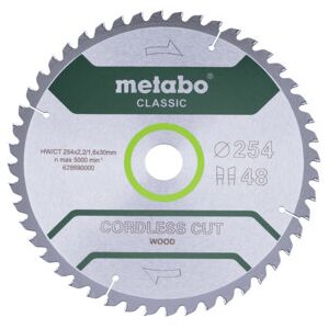 Metabo Modèle 628690000 - Lame de scie circulaire, fine, 48 dents - Accessoire d'outil électrique - Publicité Metabo Modèle 628690000 - Lame de scie circulaire, fine, 48 dents - Accessoire d'outil électrique - Publicité